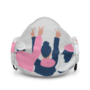 Cool girl Premium face mask