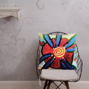 Flower art Premium Pillow