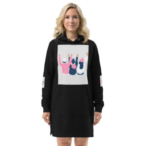 Cool girl Hoodie dress