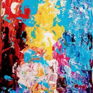 Acrylic magical fantasy painting $235