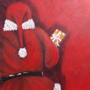Secret Santa painting $135